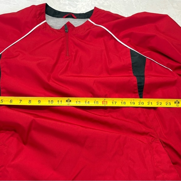 Holloway Golf Baseball 1/4 Zip Warmup Mens Size XL  Pockets Preppy Athletic - Picture 6 of 11